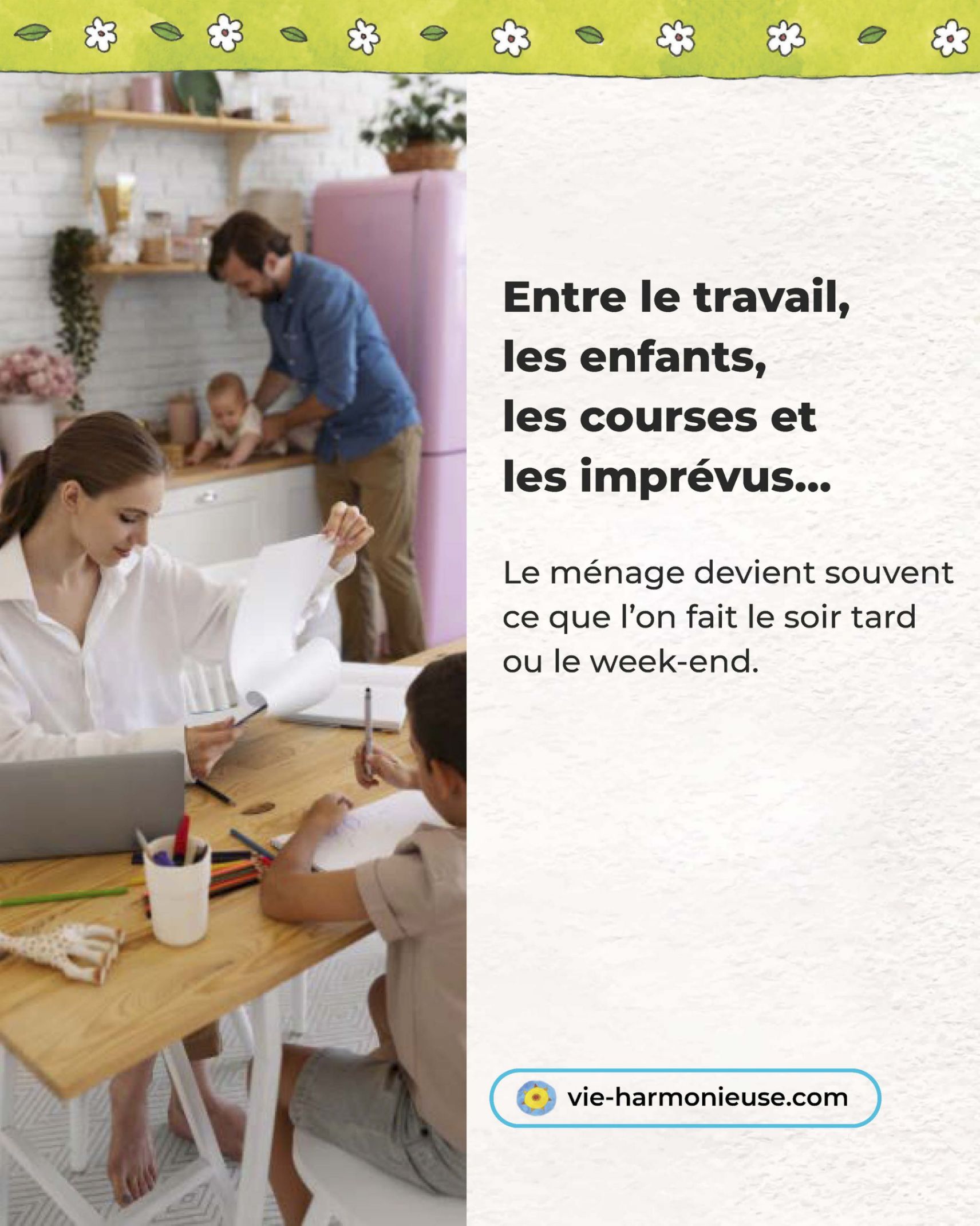3 heures de ménage par semaine : pourquoi cela peut tout changer pour votre famille